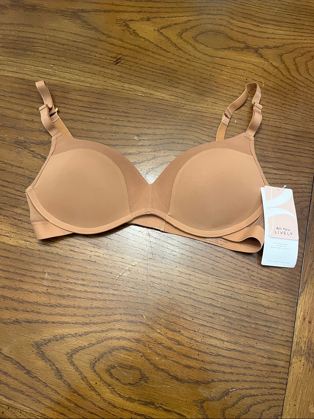 All. You. Lively No-Wire Push-Up Bra, size 36C, new with tags